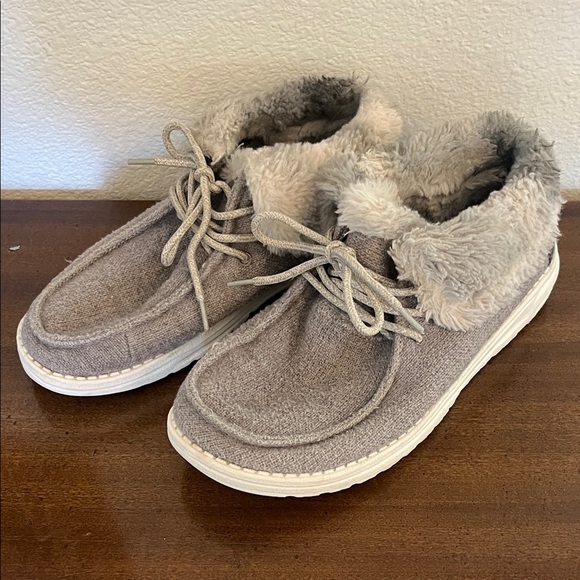 Hey Dude Ladies Britt Sunset Smoke Casual Shoes 7 - Picture 1 of 10